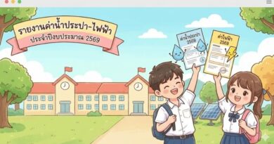 สถิติค่าน้ำประปาและค่าไฟฟ้า ปีงบประมาณ 2569